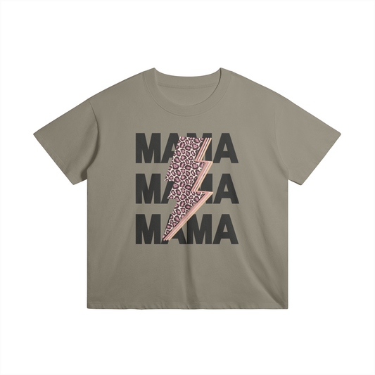 MAMA Lightning Bolt- Oversized Women's T-Shirt