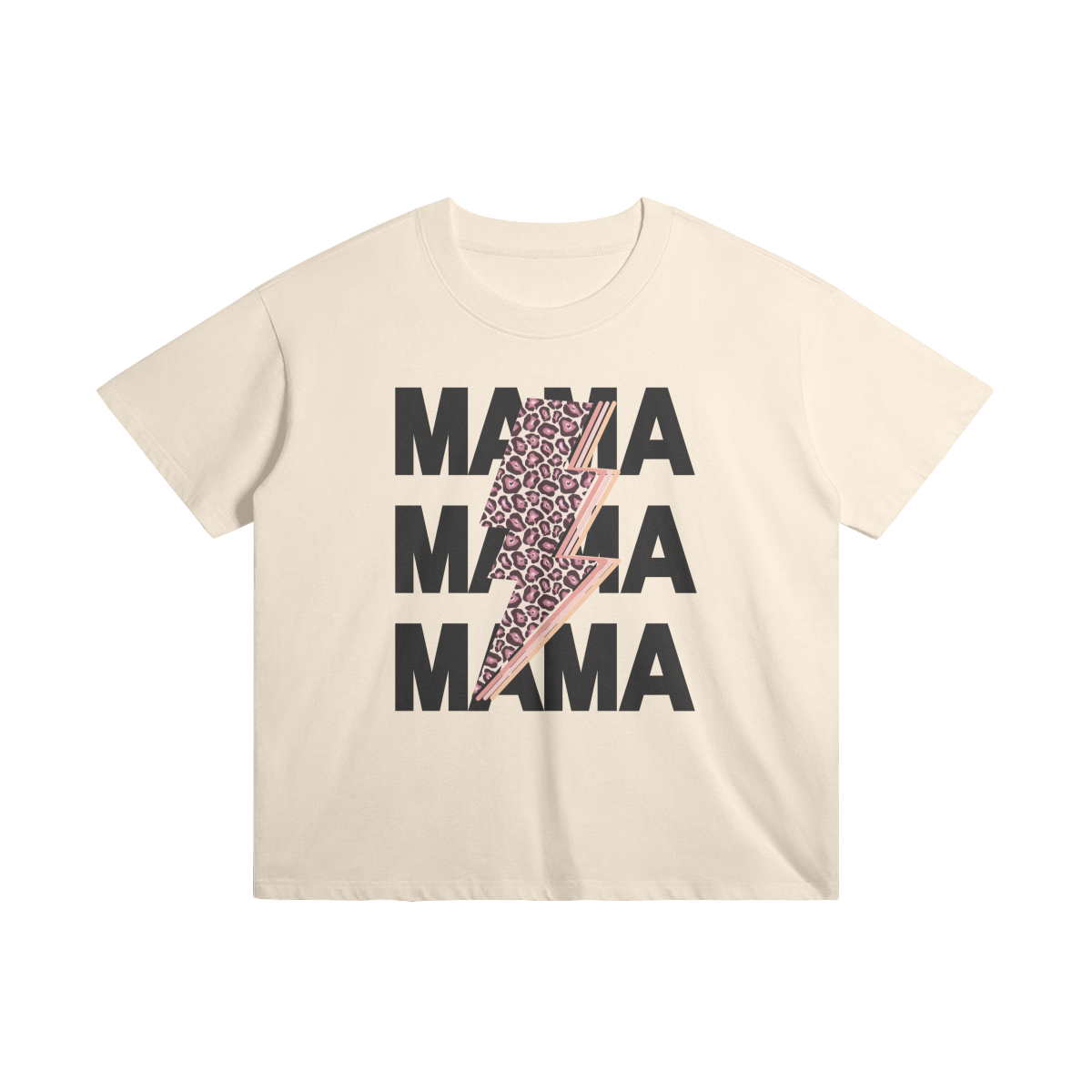 MAMA Lightning Bolt- Oversized Women's T-Shirt