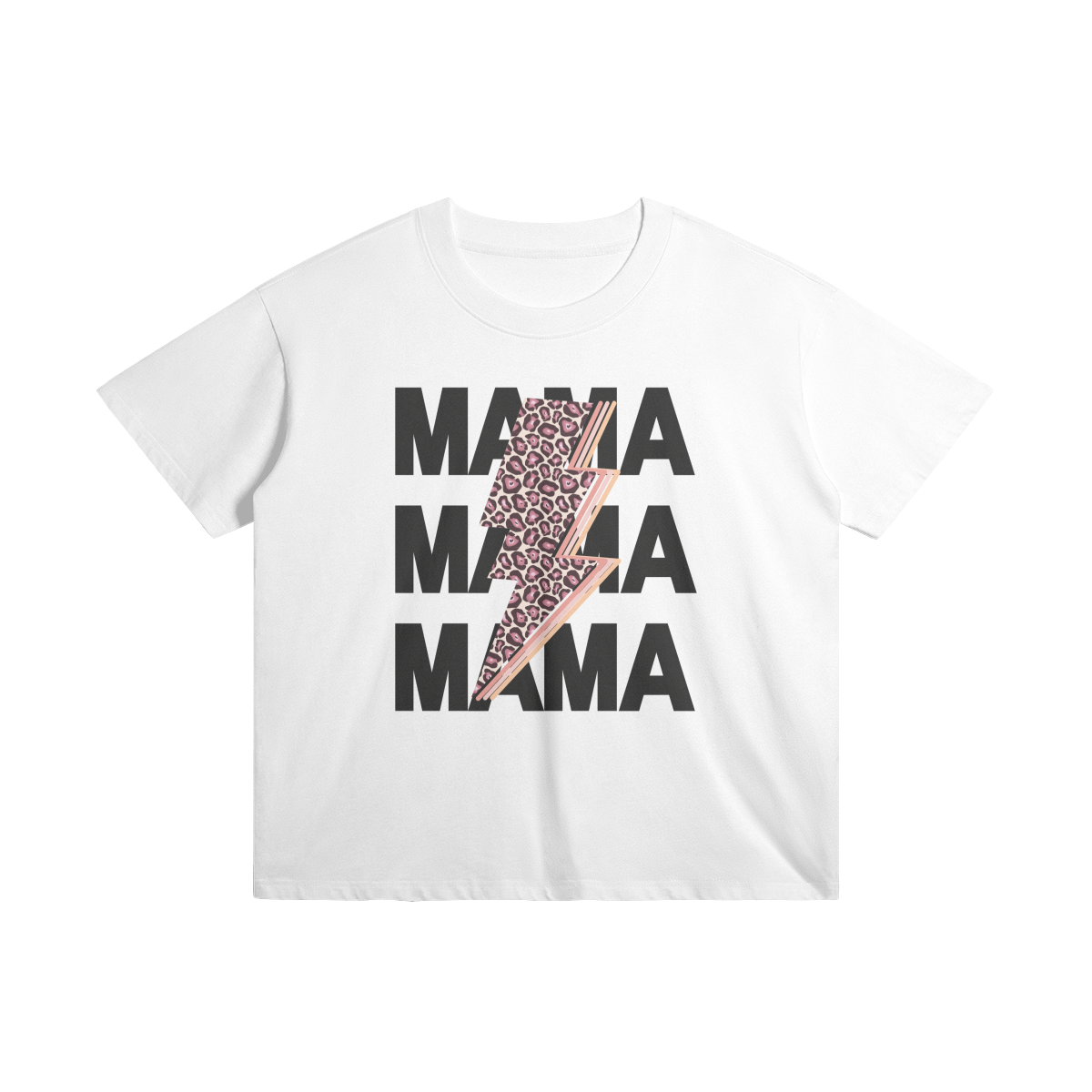 MAMA Lightning Bolt- Oversized Women's T-Shirt