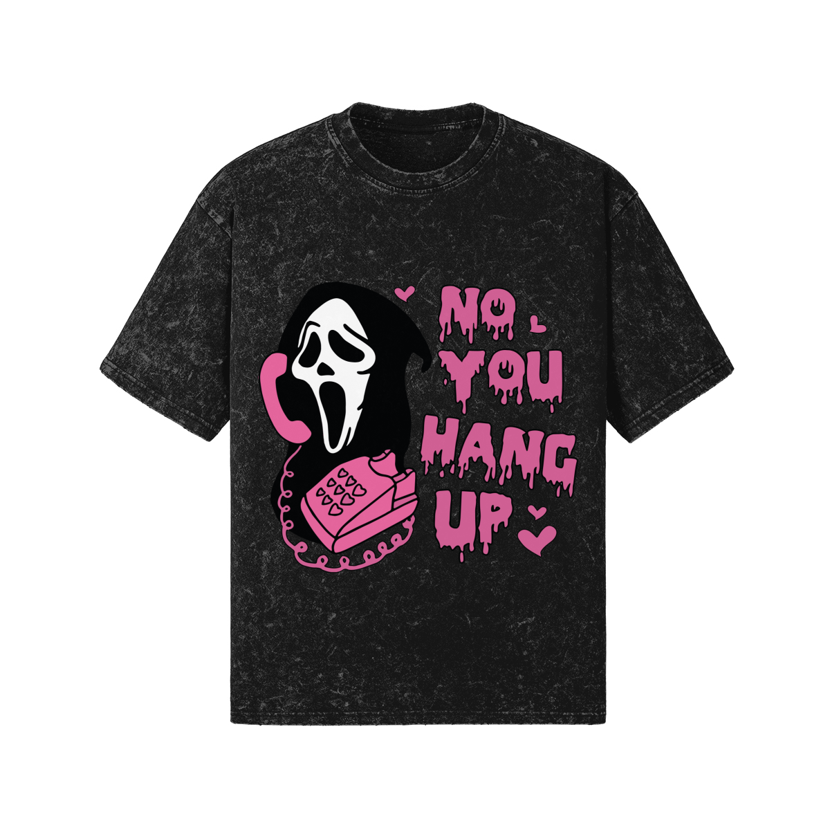 No You Hang Up - Women's Oversized Snow Wash T-Shirt