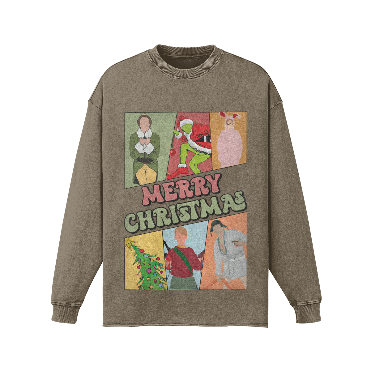 Very Merry Legends Of Christmas- Women's Oversized Sweatshirt