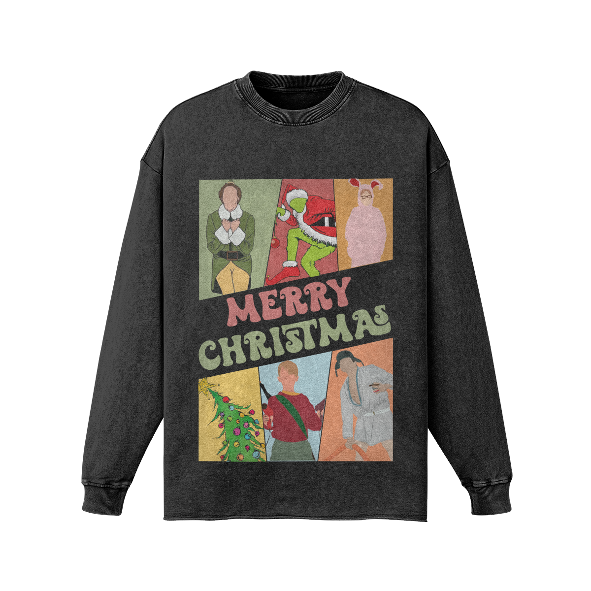 Very Merry Legends Of Christmas- Women's Oversized Sweatshirt